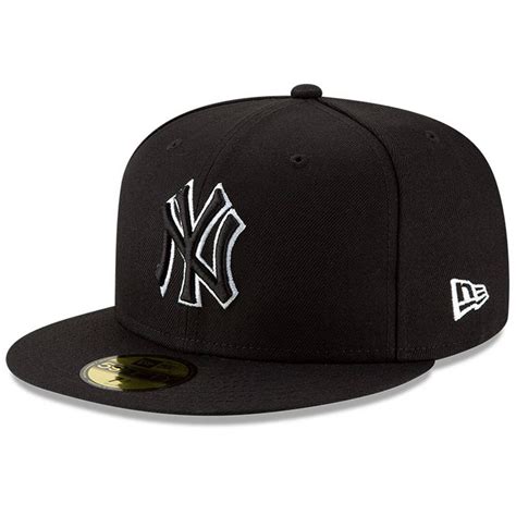 black yankee fitted cap